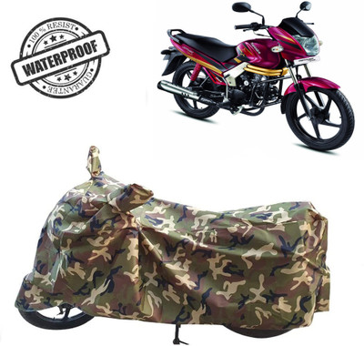 ROYAL AUTO MART Waterproof Two Wheeler Cover for Mahindra(Centuro, Green, Multicolor)