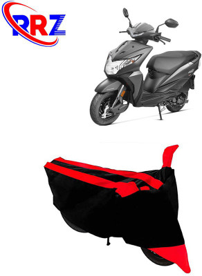 AutoGalaxy Waterproof Two Wheeler Cover for Honda(Dio, Black, Red)