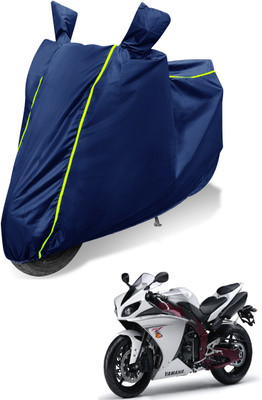 Auto Hub Waterproof Two Wheeler Cover for Yamaha(YZF R1M, Blue)