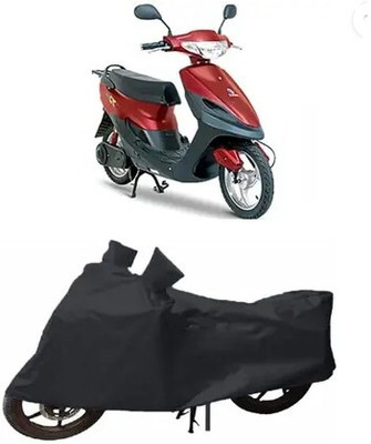 Tritika Waterproof Two Wheeler Cover for Avon(E Scoot, Black)