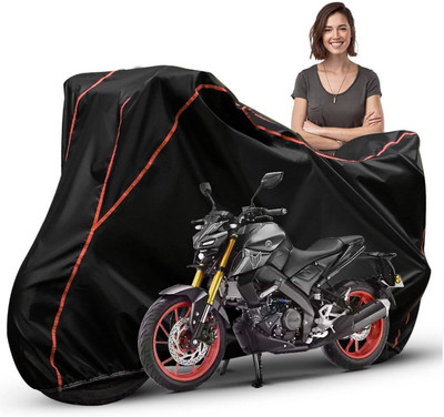 Car Styling Waterproof Two Wheeler Cover for Yamaha(MT 15, Black, Red, Multicolor)