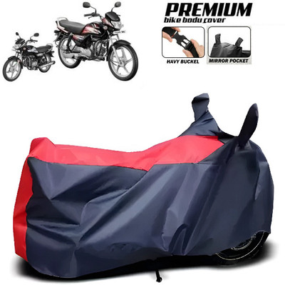 smwzxyu Waterproof Two Wheeler Cover for Honda, Bajaj, Hero, TVS(Red, Blue)