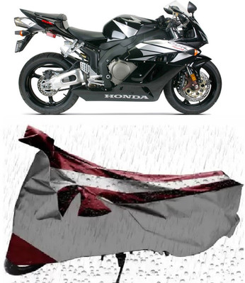 MISSION COLLECTION Waterproof Two Wheeler Cover for Honda(CBR 1000RR, Silver)