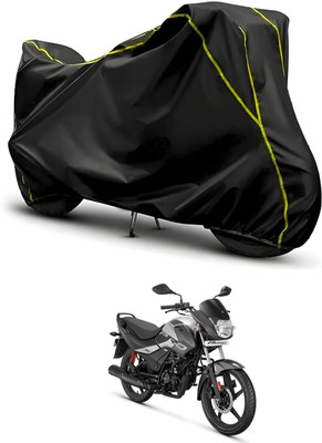 PAGORA Waterproof Two Wheeler Cover for Hero(Passion Pro i3S, Black, Black)