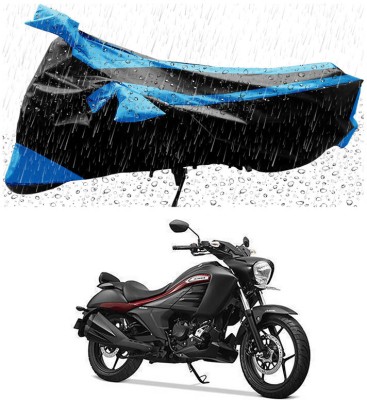 Ascension Two Wheeler Cover for Suzuki(Intruder 250, Black, Blue)