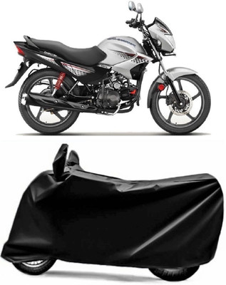 DeepShakshi AUTOMOTIVE Two Wheeler Cover for Hero(Glamour, Black)