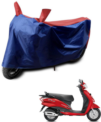KEDIT Two Wheeler Cover for Hero(Duet 125CC, Red, Blue)
