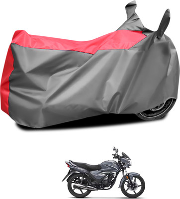 CODOKI Waterproof Two Wheeler Cover for Honda(CB Shine, Grey, Red)