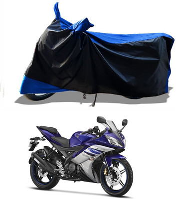 DeepShakshi AUTOMOTIVE Waterproof Two Wheeler Cover for Yamaha(YZF-R15 V2, Blue)