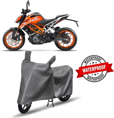 THE REAL ARV Two Wheeler Cover for KTM(390 Duke, Grey)