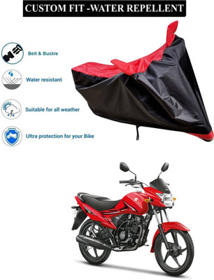 PAGORA Waterproof Two Wheeler Cover for Suzuki(Hayate, Red)