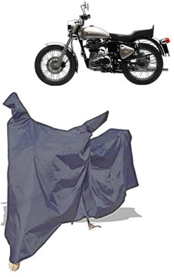 Amexride Two Wheeler Cover for Royal Enfield(Bullet Electra Twinspark, Grey)