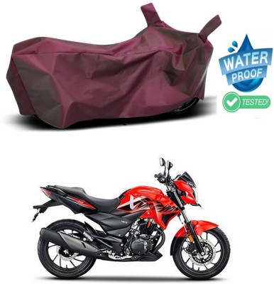 Genipap Waterproof Two Wheeler Cover for Hero(Xtreme 200R, Maroon)