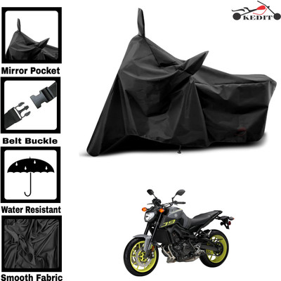 KEDIT Two Wheeler Cover for Yamaha(MT 07, Black)