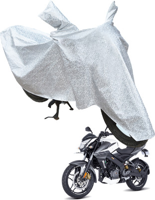 RiderShine Waterproof Two Wheeler Cover for Bajaj(Pulsar 200NS FI BS6, Silver)