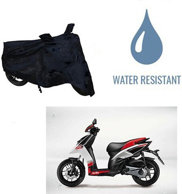 HYBRIDS COLLECTION Two Wheeler Cover for Aprilia(SR 125, Black)
