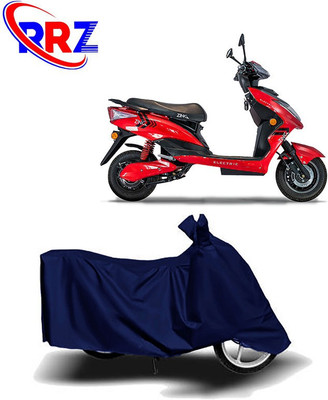 RRZ Two Wheeler Cover for Kinetic(Zing, Blue)