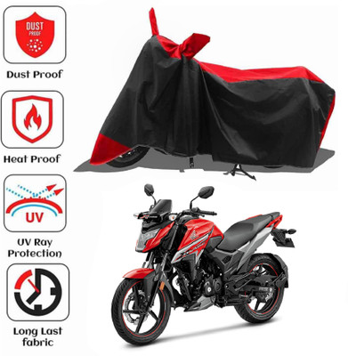 AIKOZIYA Waterproof Two Wheeler Cover for Honda(X-Blade, Black, Red)
