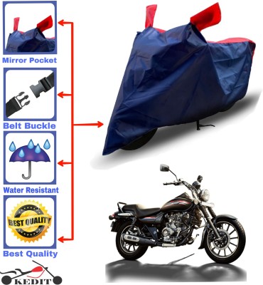 AASHTIK MART Two Wheeler Cover for Bajaj(Avenger Street 220, Red, Blue)