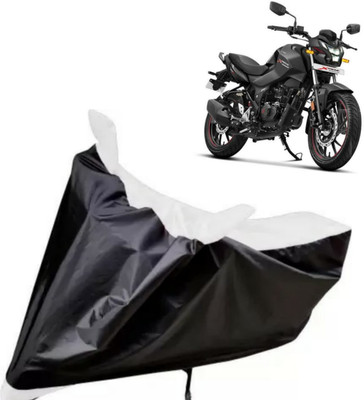 ma collections Waterproof Two Wheeler Cover for Hero(Xtreme 160 R, Black, White)