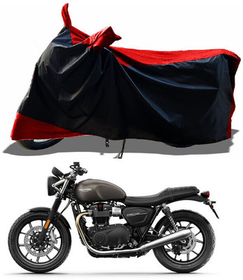 DeepShakshi AUTOMOTIVE Waterproof Two Wheeler Cover for Triumph(Street Twin, Red)