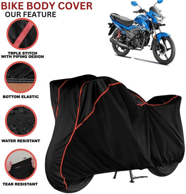 kerwa Waterproof Two Wheeler Cover for Honda(Livo, Black, Red)