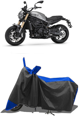 SUGASHRI Waterproof Two Wheeler Cover for Benelli(Leoncino 800, Blue, Black)