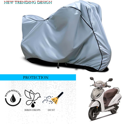 ANTHUB Waterproof Two Wheeler Cover for Honda(Activa 5G, Silver)