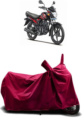 KEDIT Two Wheeler Cover for Suzuki(Hayate, Maroon)