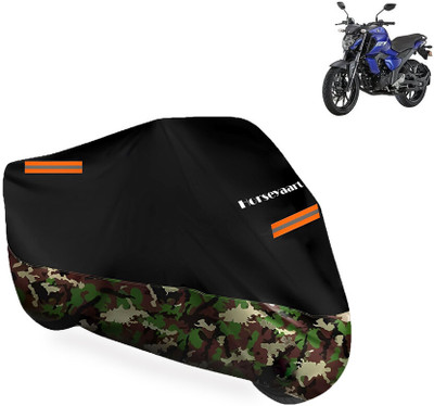 Horseyaart Waterproof Two Wheeler Cover for Yamaha(Fazer-FI BS6, Multicolor)