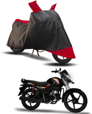 KEDIT Two Wheeler Cover for Mahindra(Pantero, Red, Black)