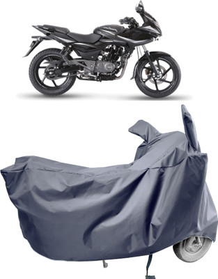Amexride Two Wheeler Cover for Bajaj(Pulsar 220, Grey)