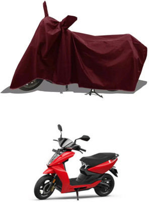 Mdstar Waterproof Two Wheeler Cover for Ather(450 X, Maroon)