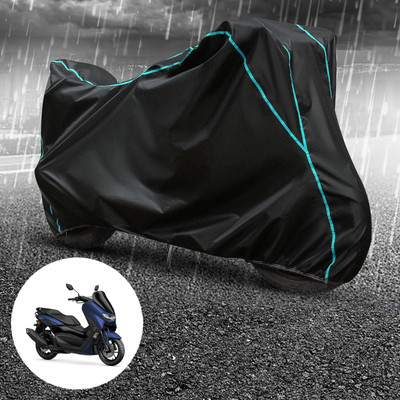 CODOKI Waterproof Two Wheeler Cover for Yamaha(NMax 155, Black)