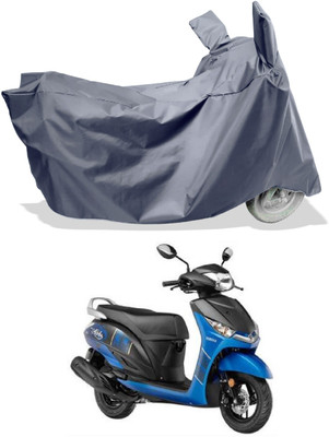 Amexride Two Wheeler Cover for Yamaha(Alpha BS6, Grey)
