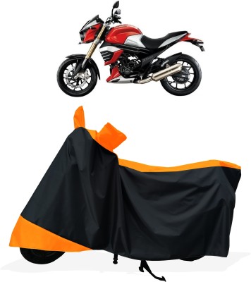 Tricway Two Wheeler Cover for Mahindra(MOJO XT 300, Orange)