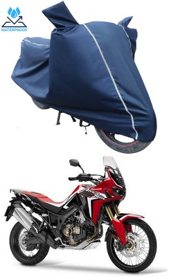 RWT Two Wheeler Cover for Honda(CRF1000L Africa Twin, Blue)