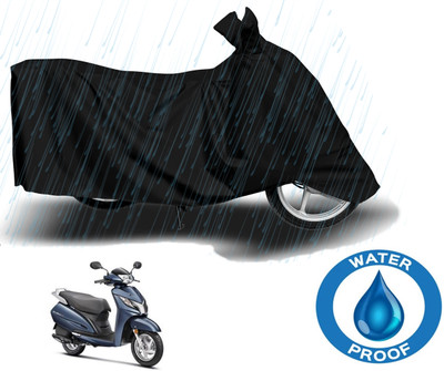 Autoinnovation Waterproof Two Wheeler Cover for Honda(Activa 125, Black)