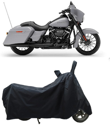 Coxtor Waterproof Two Wheeler Cover for Harley Davidson(Street Glide Special, Black)