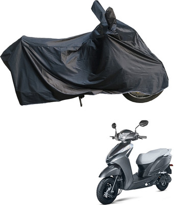 Motodreka Waterproof Two Wheeler Cover for Ampere(Magnus Pro, Black)