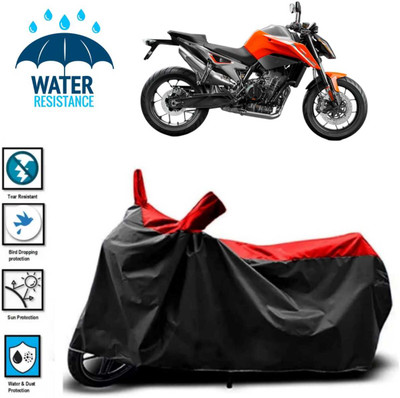 JSJINSIL Waterproof Two Wheeler Cover for KTM(790 Duke, Red, Black)