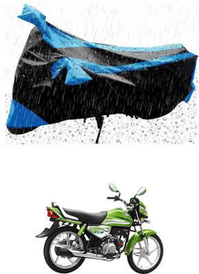 RONISH Waterproof Two Wheeler Cover for Hero(HF Deluxe Eco, Blue)