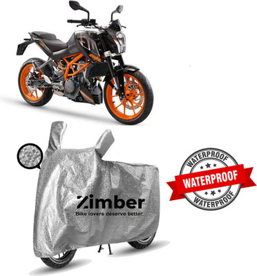 THE REAL ARV Two Wheeler Cover for KTM(250 Duke, Silver)