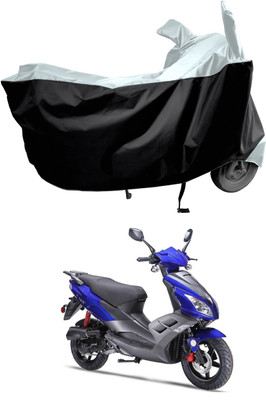 Amexride Two Wheeler Cover for Bajaj(V 150, Multicolor)