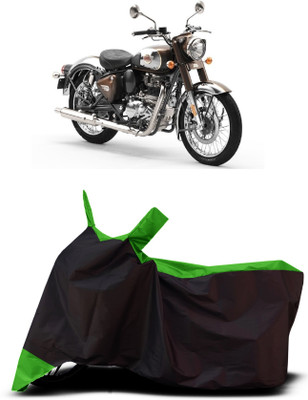 VESMEI Two Wheeler Cover for Royal Enfield(Standardv BS6, Green)