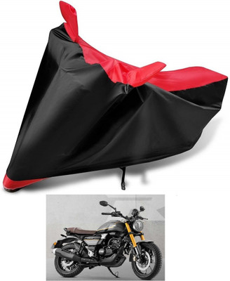 Auto Hub Two Wheeler Cover for TVS(Red)