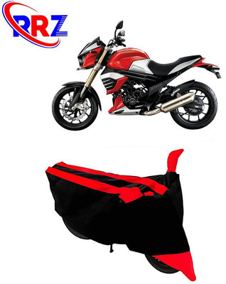 RRZ Waterproof Two Wheeler Cover for Mahindra(MOJO XT 300, Black, Red)