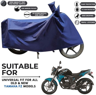 MADAFIYA Two Wheeler Cover for Yamaha(FZ S FI (V 2.0) BS6, Blue)