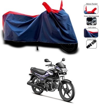 KEDIT Two Wheeler Cover for Hero(Super Splendor, Red, Blue)