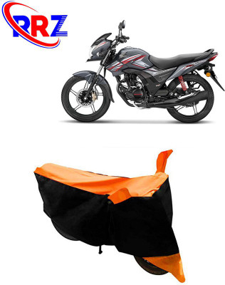 RRZ Waterproof Two Wheeler Cover for Honda(SP125, Black, Orange)